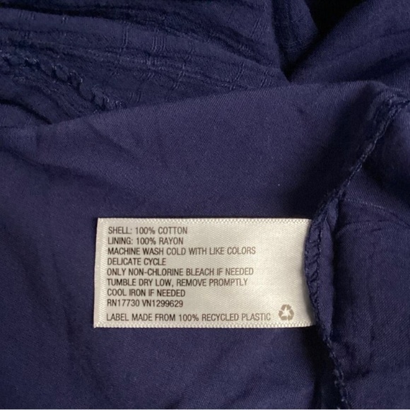 Women's Sleeveless A Line Dress w/ Pockets - Knox Rose - Blue XL #005 - Picture 3 of 7